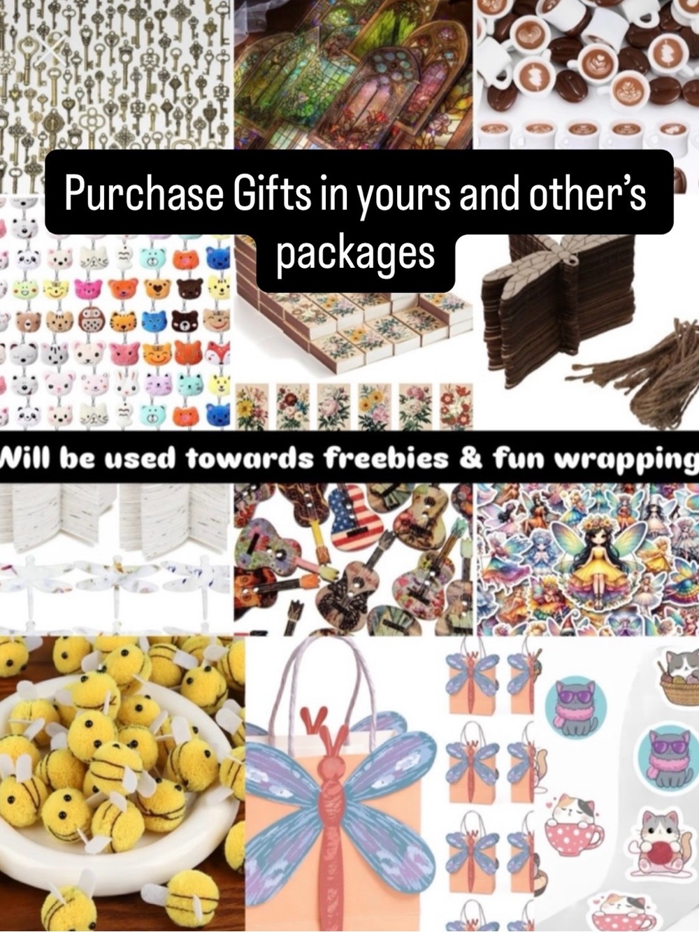 Mystery gifts & fun Wrapping ✨ 💝 pictures of some items I’ve done!